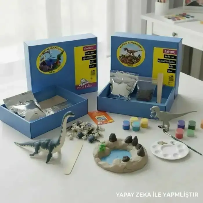 Mucit Kafası Plesiosaurus Puzzle Diorama