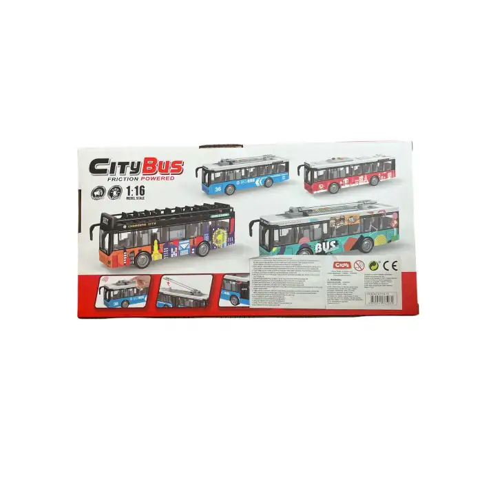 CTOYS Işıklı ve Sesli Şehir Otobüsü (City Bus)