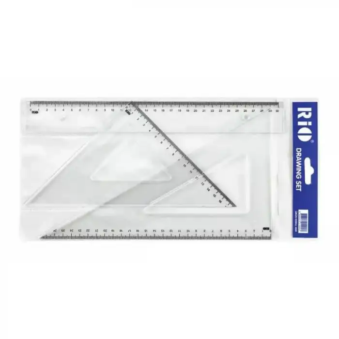 RIO BÜYÜK BOY ÇIZIM SETI 3 CETVEL