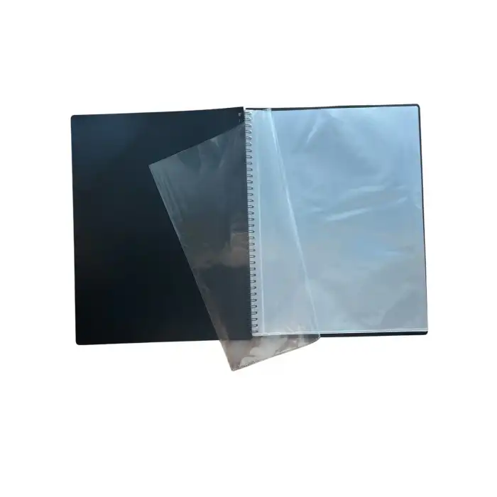 Spiralli Sunum Dosyası 20 Yaprak, Siyah