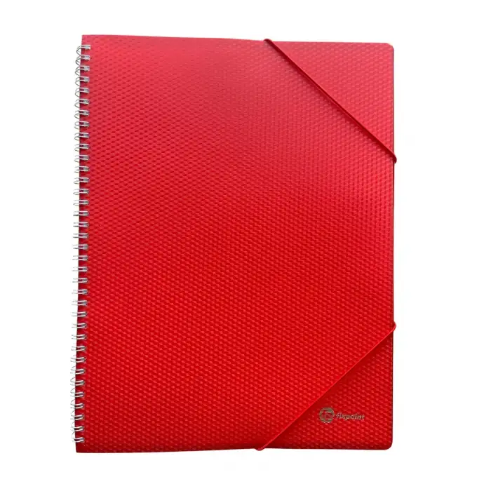 Spiralli Sunum Dosyası 40 Yaprak Spiralli Sunum Dosyası, Kırmızı