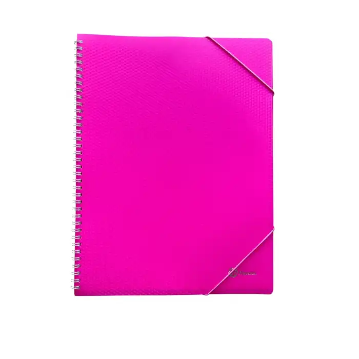 Spiralli Sunum Dosyası 40 Yaprak Spiralli Sunum Dosyası, Pembe