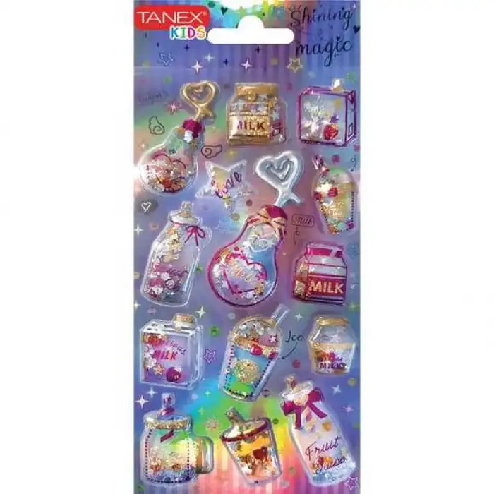 Tanex Tnx-26056 Parlak Simli -8 Serisi Sticker