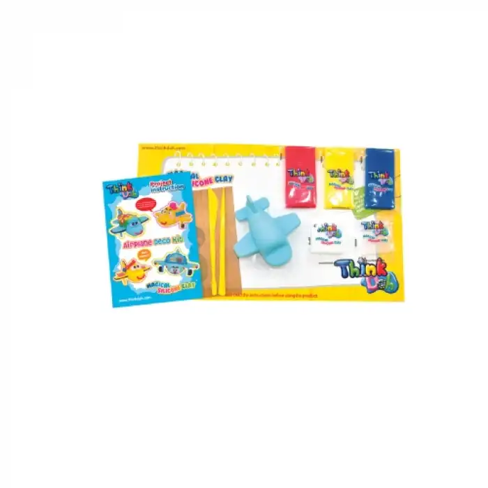 Thınk Doh Silikon Hamur Uçak Yapım Seti 8929521