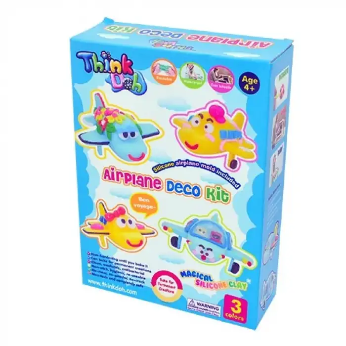 Thınk Doh Silikon Hamur Uçak Yapım Seti 8929521
