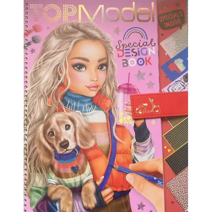 Top Model Mıknatıslı Kapak Kumaş Desenli Kağıtlarla Tasarım Defteri 412725