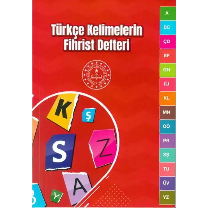 Türkçe Kelimelerin Fihrist Defter