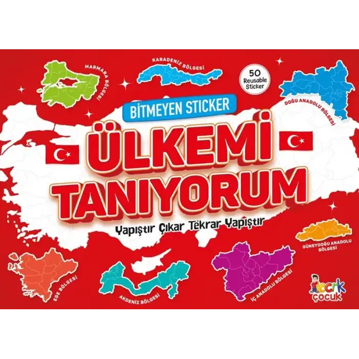 Ülkemi Tanıyorum-bitmeyen Sticker