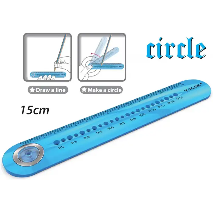 Y-PLUS CIRCLE 15 CM CETVEL
