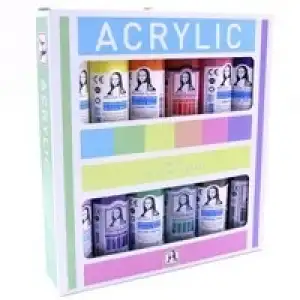 Mona Lisa Akrilik Boya 12x70 ML Set Bulut Mavi