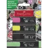 Faber-Castell 254690 Fosforlu Kalem Graffiti 4Lü
