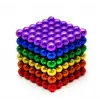 Renkli Sihirli Manyetik Toplar - Mini Mıknatıs Küp Bilye 216 Adet Küp - 1cmx1cm