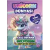 UNİCORN DÜNYASI XXXL 2 ADET DEV BOYAMA STİCKERLI