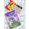 Çocuklar İçin Unicorn Dev Boyama Seti – XXL Boyama + Sticker + 12 Keçeli Kalem (Yıkanabilir)