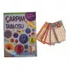Çarpma Öğreniyorum - Afişli Çarpma Tablosu Alıştırma - Pekiştirme Kitabı (Anahtarlıklı Çarpım Tablosu Kartları Hediye)