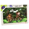 Ahsap Eğitici Puzzle Asker Seti -20 Parça