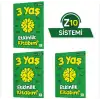 YÜKSELEN ZEKA 3 Yaş Etkinlik Kitabım Seti (Z10 Sistemi)