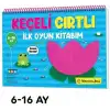 YÜKSELEN ZEKA 6-16 Ay İlk Cırt Cırtlı Keçeli Etkinlik Kitabım - İlk Oyun Kitabım