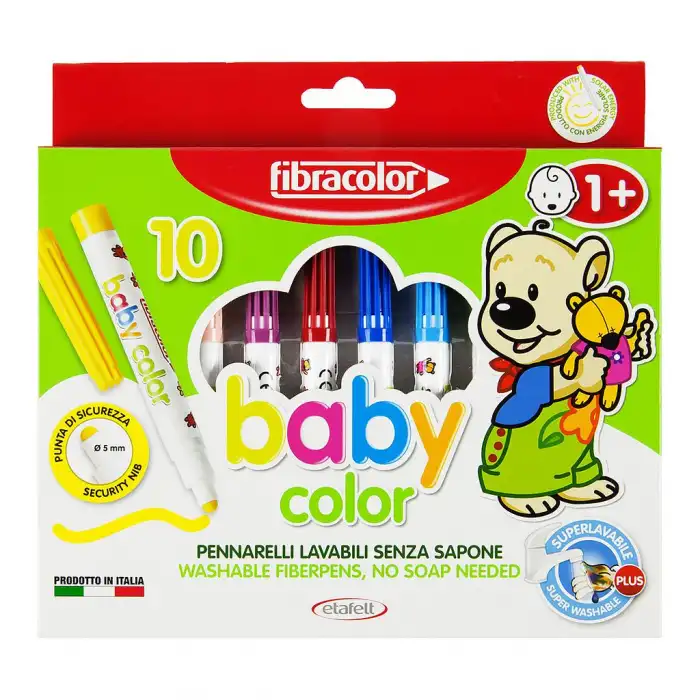 Baby Color 10 Renk Keçeli Kalem