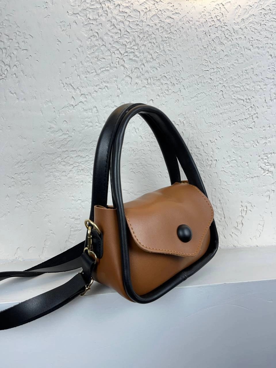 Taba Siyah Saplı Renk Çapraz Çanta CB6227