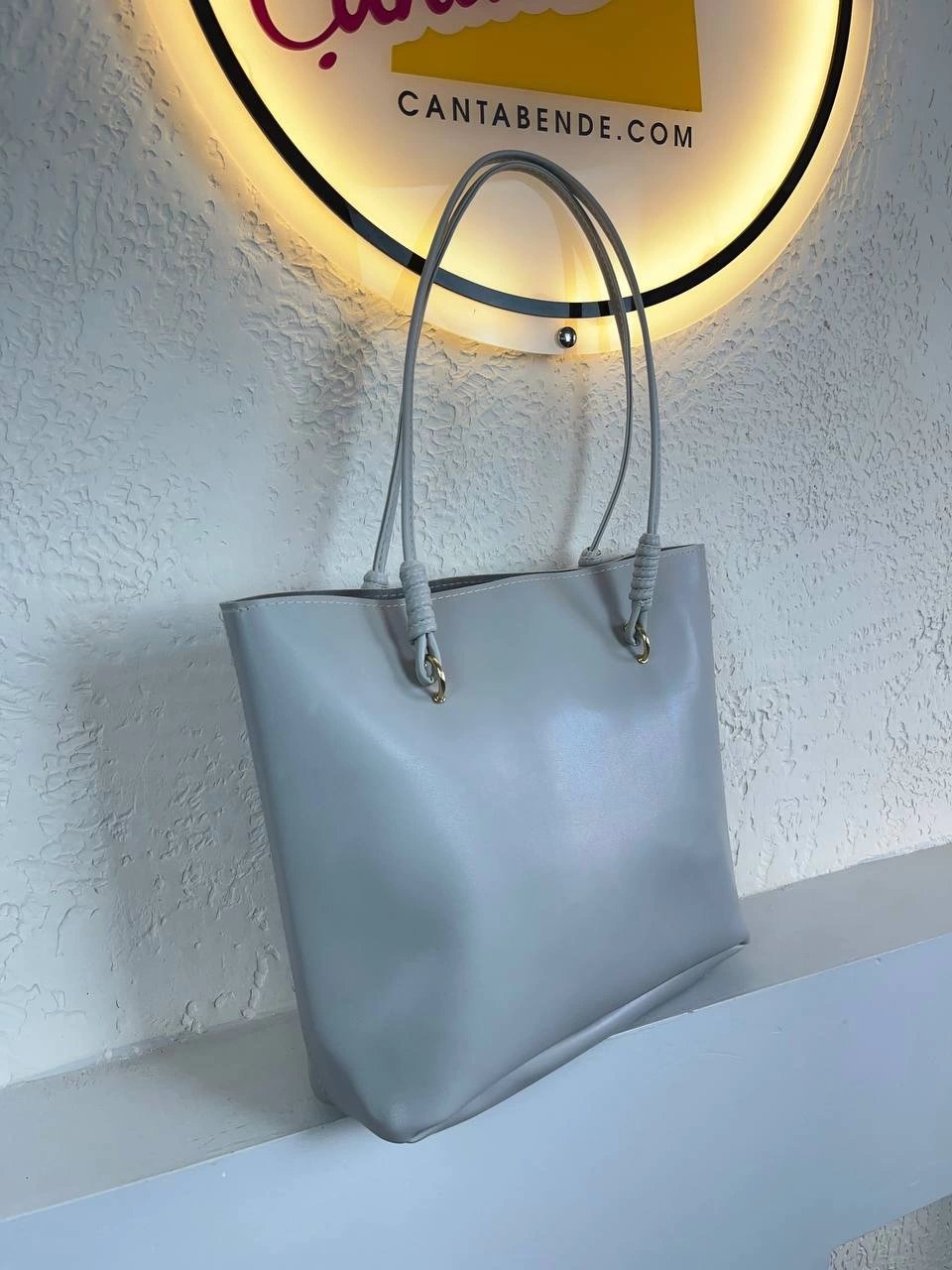 Açık Gri Yumuşak 2025 Kol Çanta CB8137