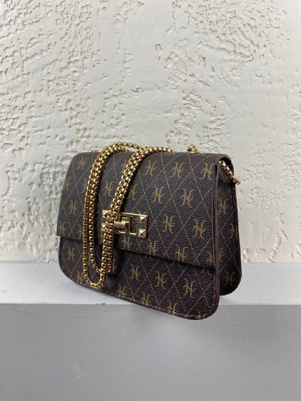 Açık Kahve Renk Zincirli 2024 Kol Çanta