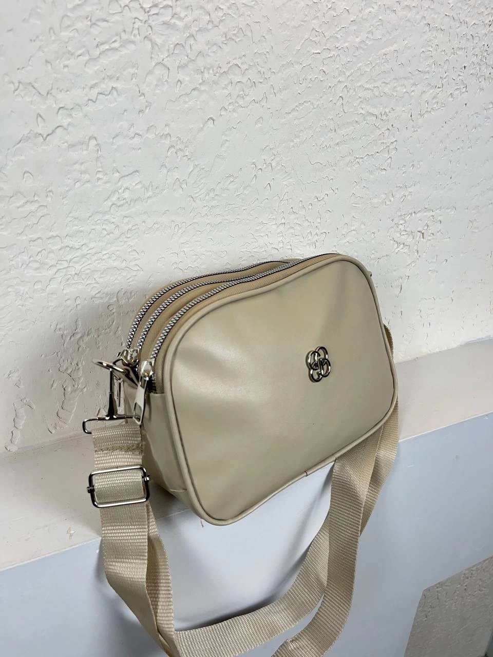 Açık Vizon Renk 3 Bölme Kalite Çanta CB6370