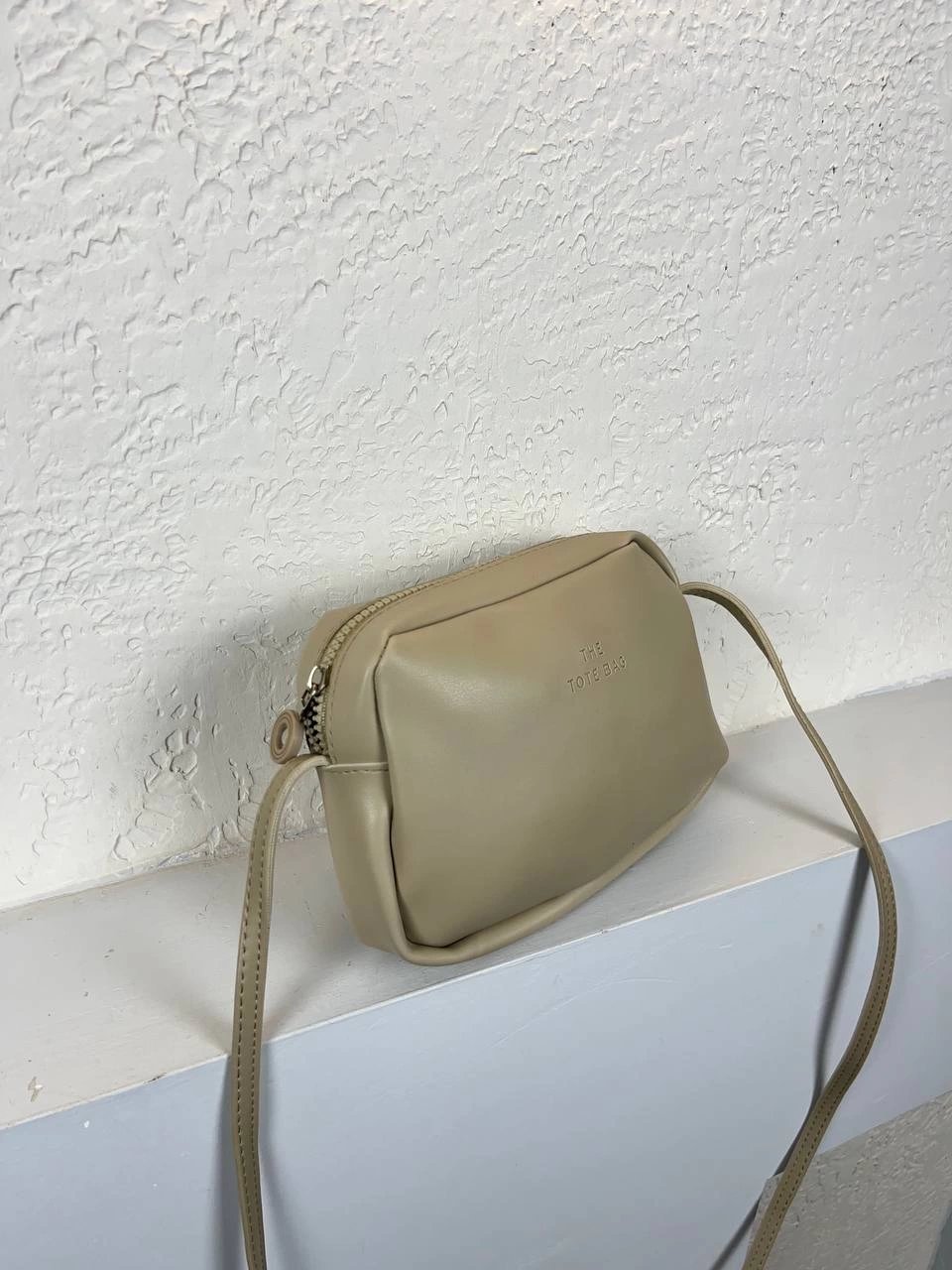 Açık Vizon Renk Yumuşak Deri Çanta CB2025