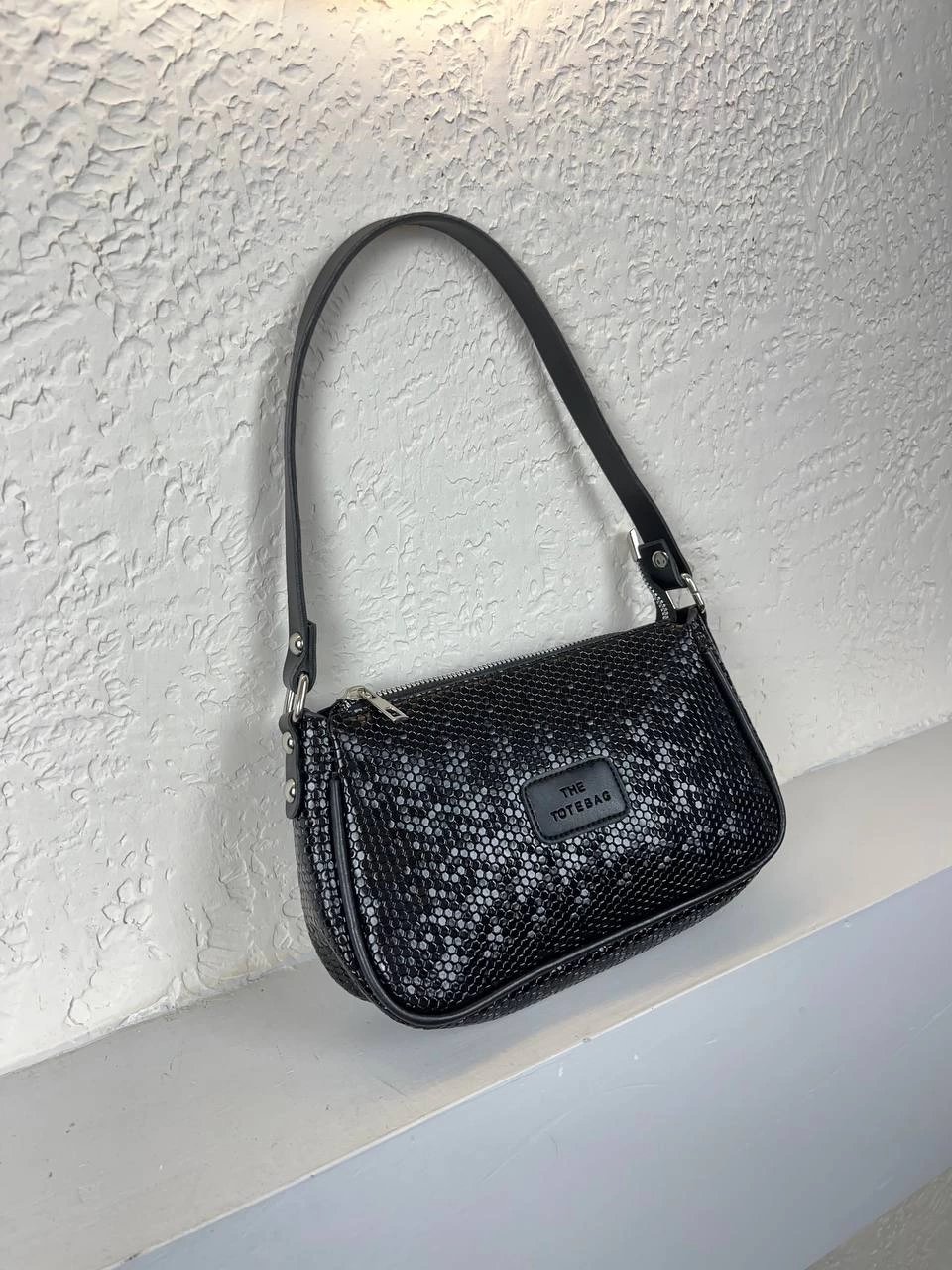 Altıgen Siyah Renk BAGET Çanta CB2003