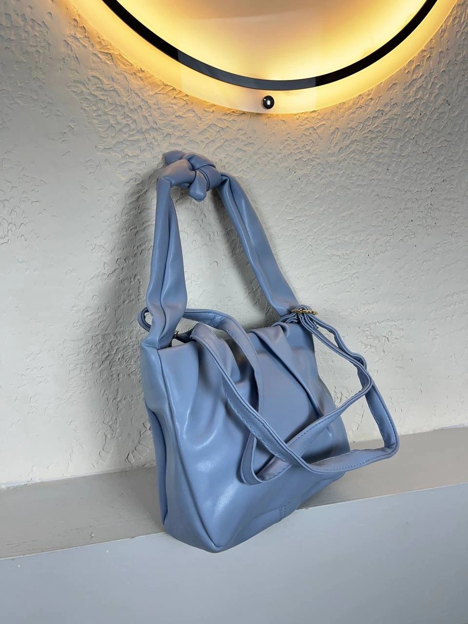 Bebe Mavi Renk Büzülü Kalite Çanta CB3674