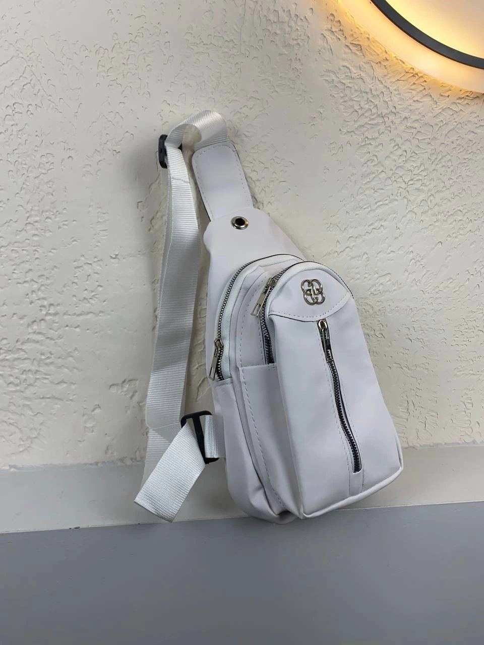 Beyaz Body Bag 2024 Kol Çanta