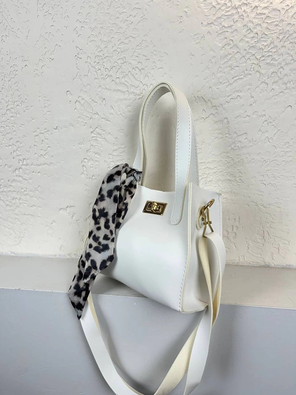 Beyaz Fularlı Yeni Sezon Çanta CB3682