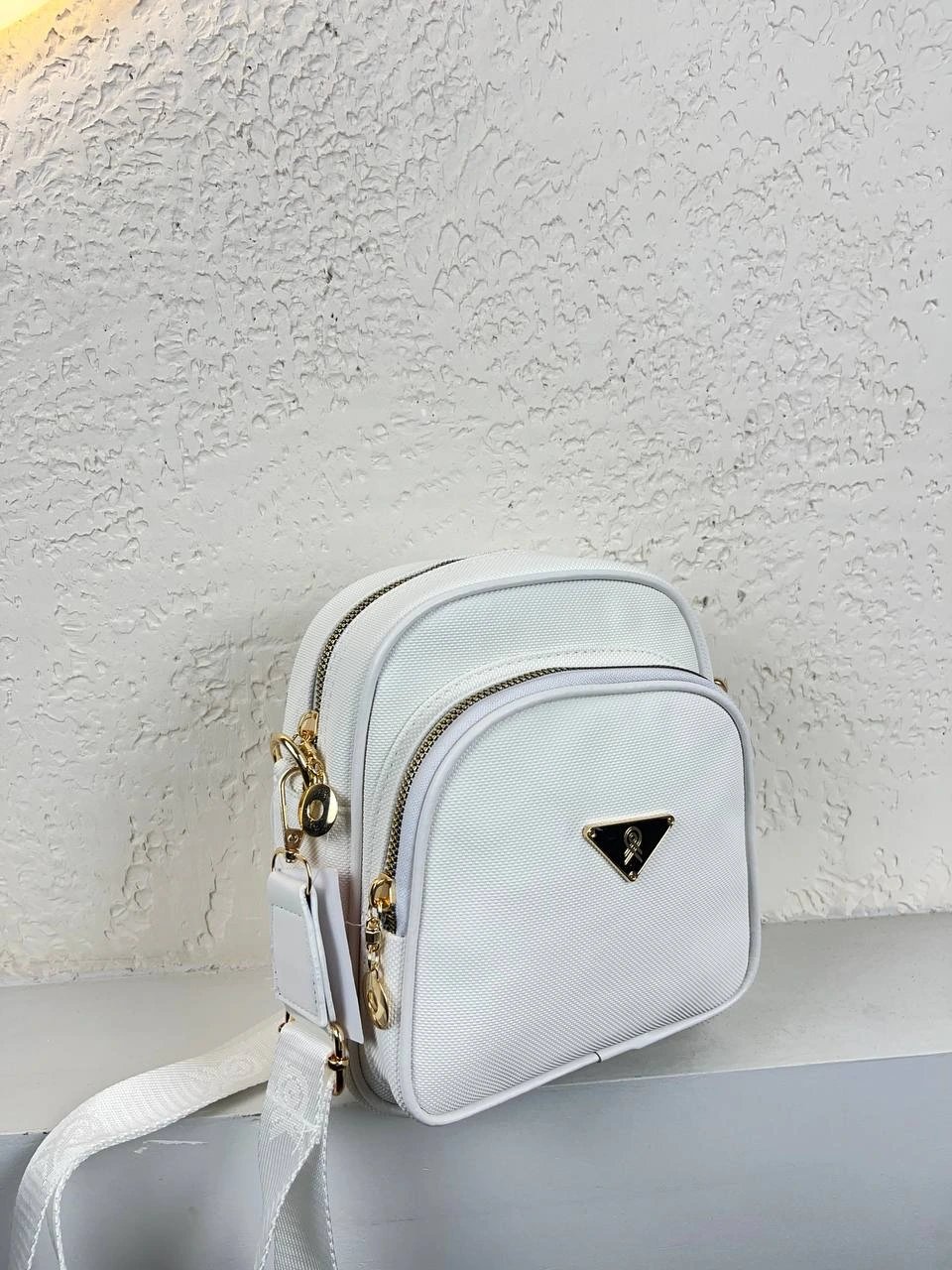 Beyaz Renk 3 Bölme HB Çanta CB23546