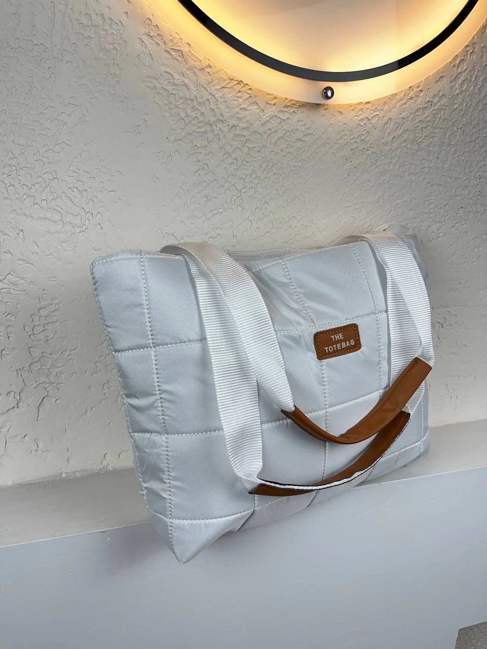 Beyaz Renk Büyük Boy Kampanyalı Paraşüt Kol Çanta CB96278