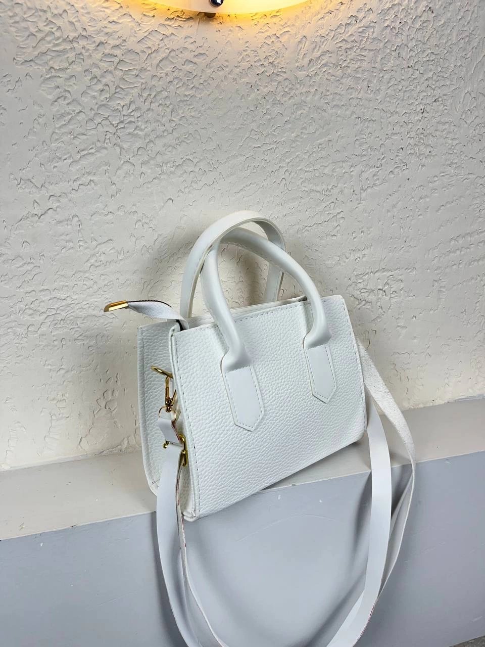 Beyaz Renk Kalıp Çanta CB2063