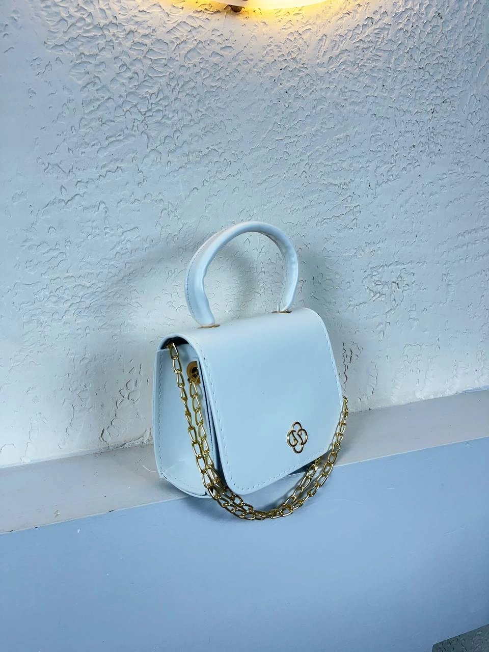 Beyaz Renk Kalıp Çanta CB5203