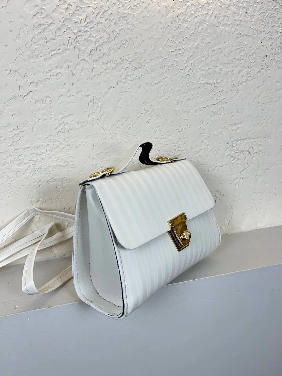 Beyaz Renk Kalıp Çapraz Çanta CB9999