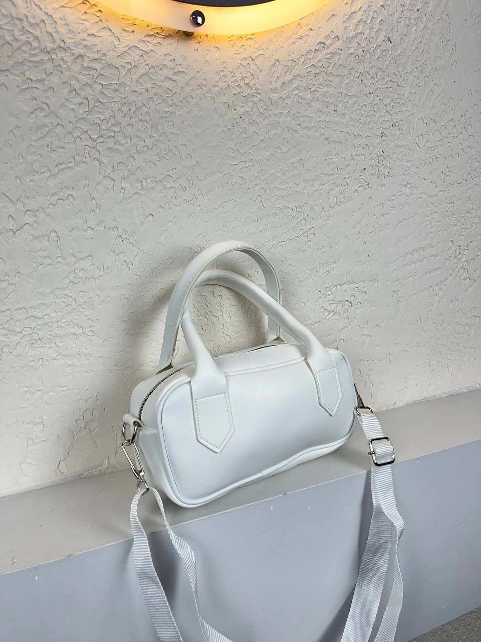 Beyaz Renk MIO Düz Çanta CB3217