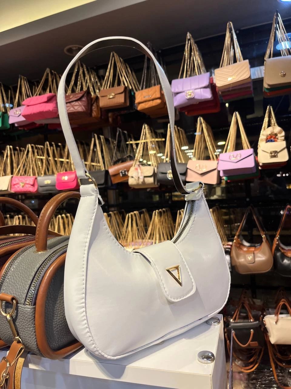 Beyaz Renkli Baget Yeni Sezon Çanta CB7230