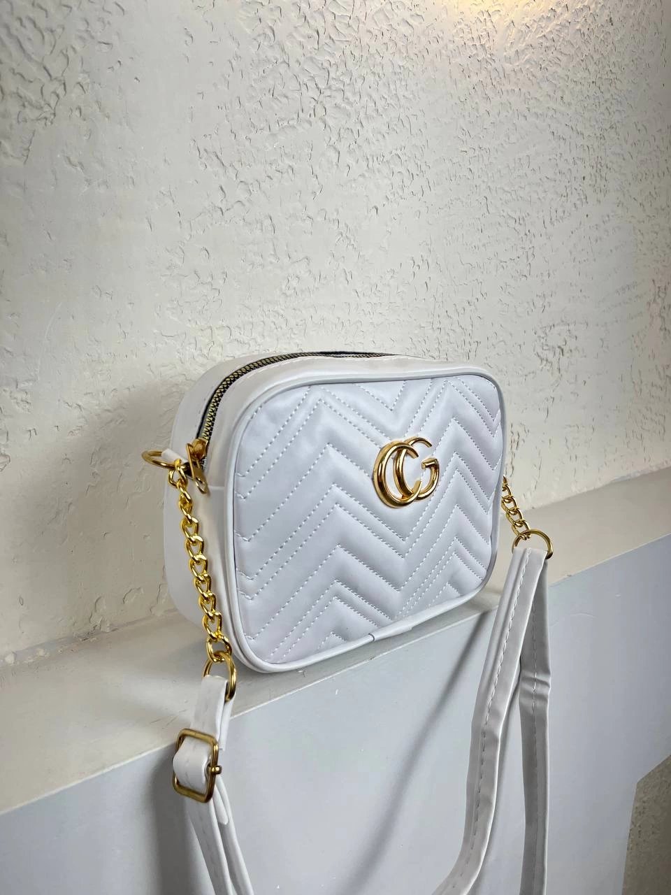 Beyaz Yumuşak Deri 2025 Çanta CB9614