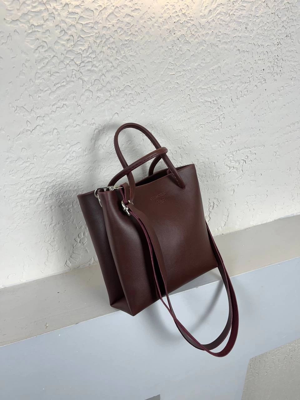 Bordo Deri Çapraz Çanta CB2033