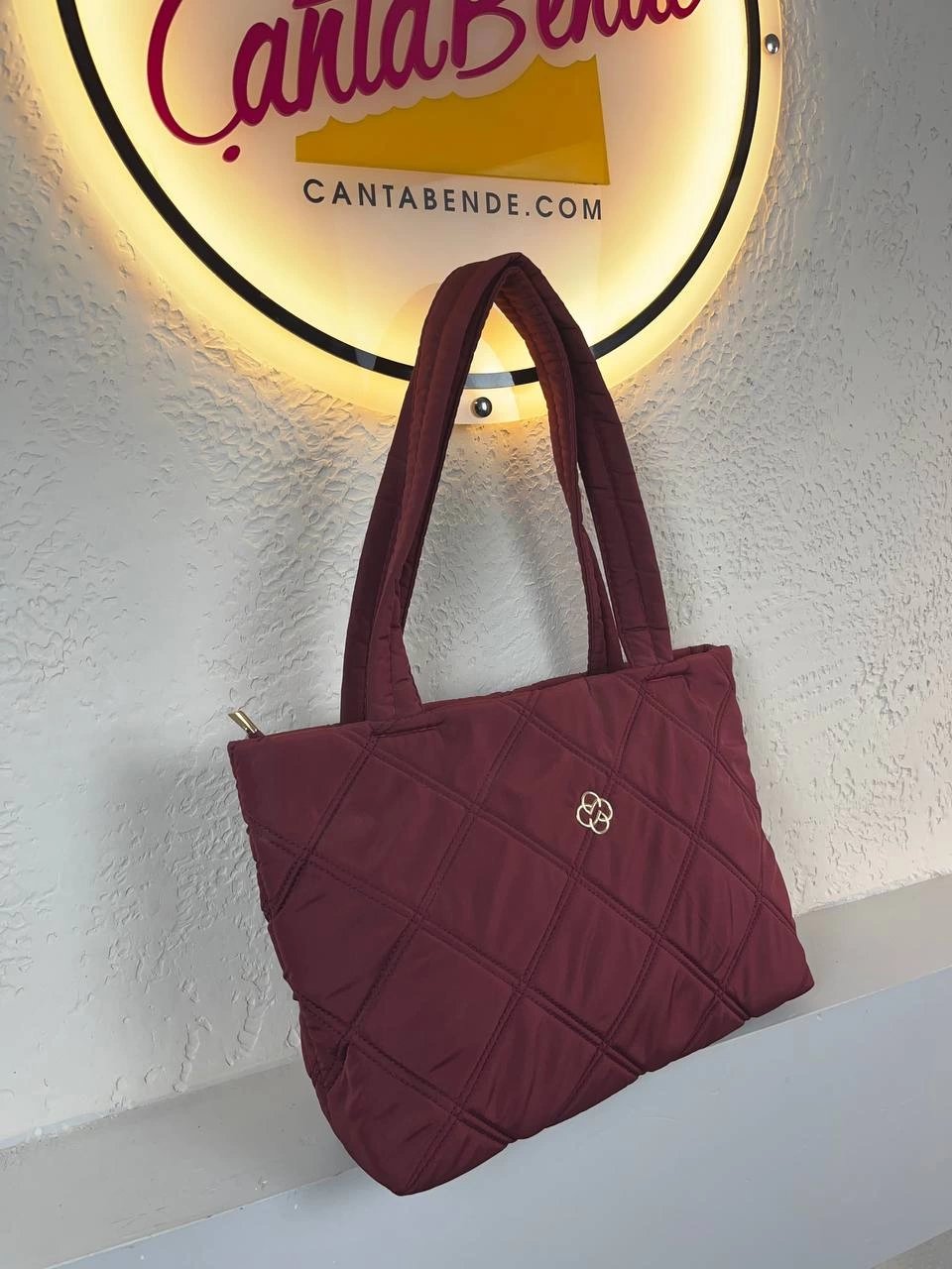 Bordo Kapitone Kol Çanta CB0374