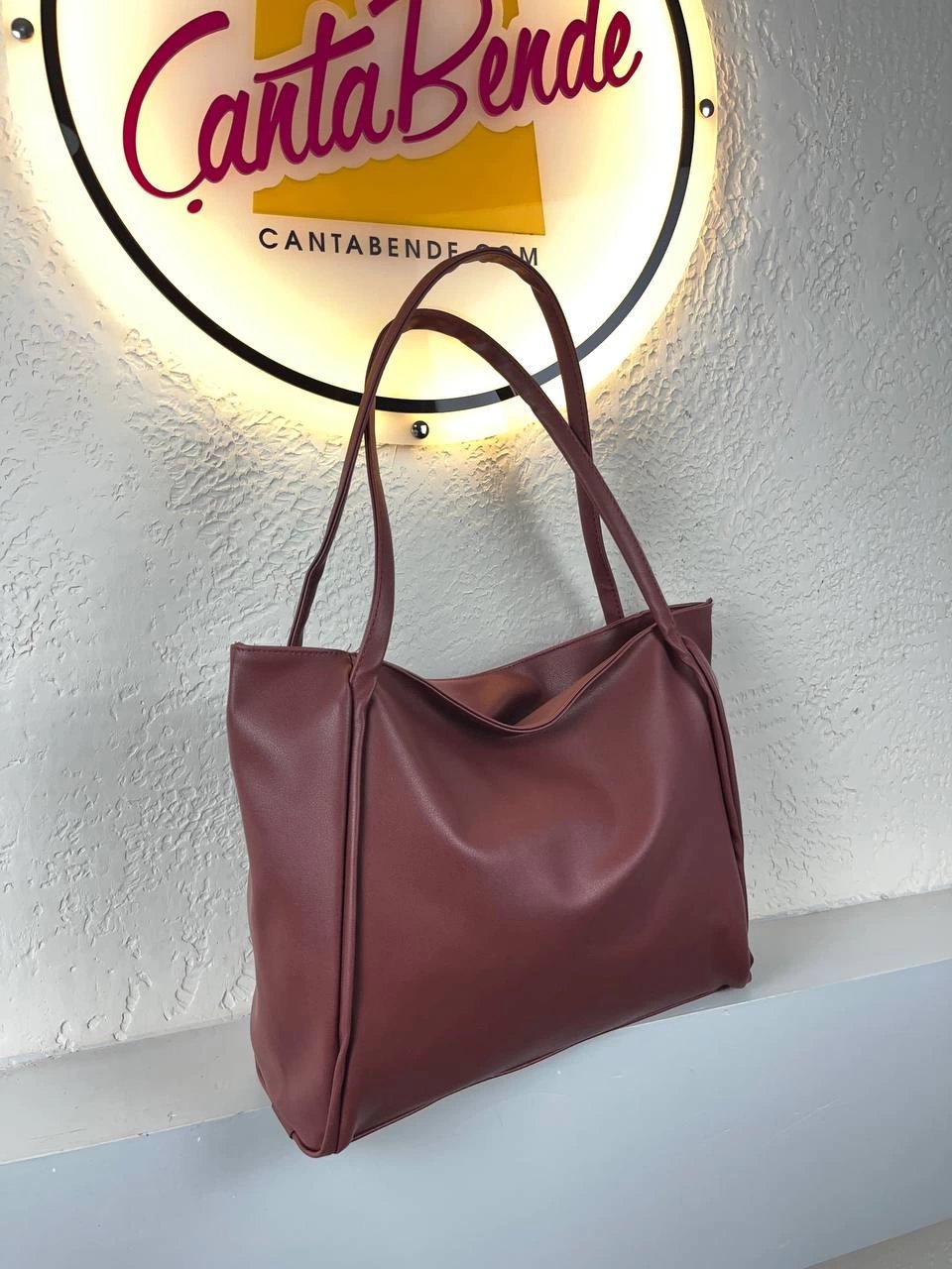 Bordo Renk BÜYÜK BOY KALİTE Çanta CB9814