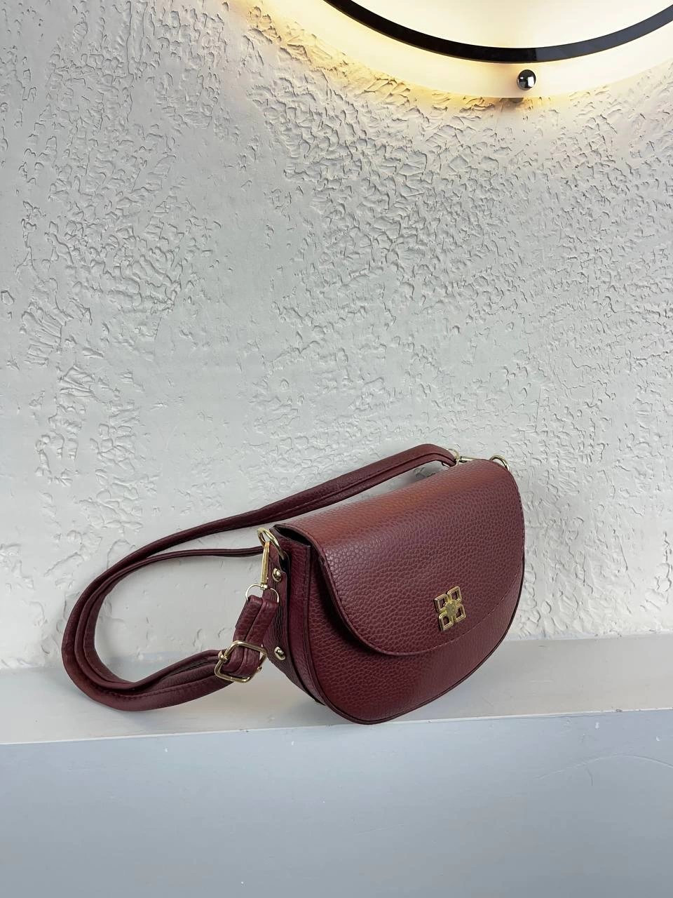 Bordo Renk Kalıp Yeni Kilitli Çanta CB53974