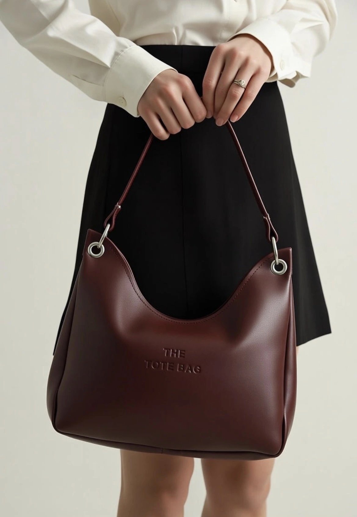 Bordo Renk Tote Kol Çanta CB79114