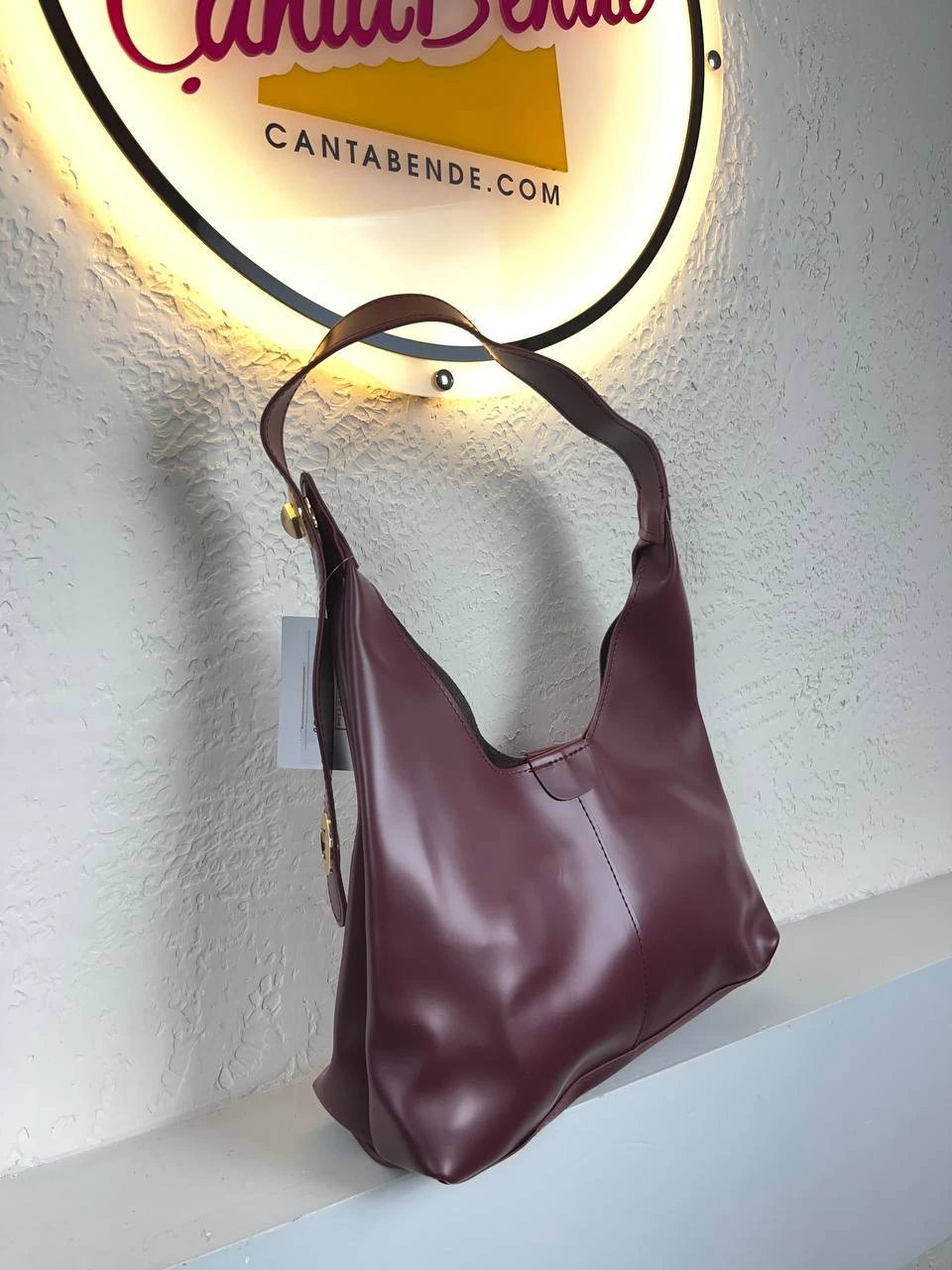 Bordo Renk Yavrulu Kalite Çanta CB2082