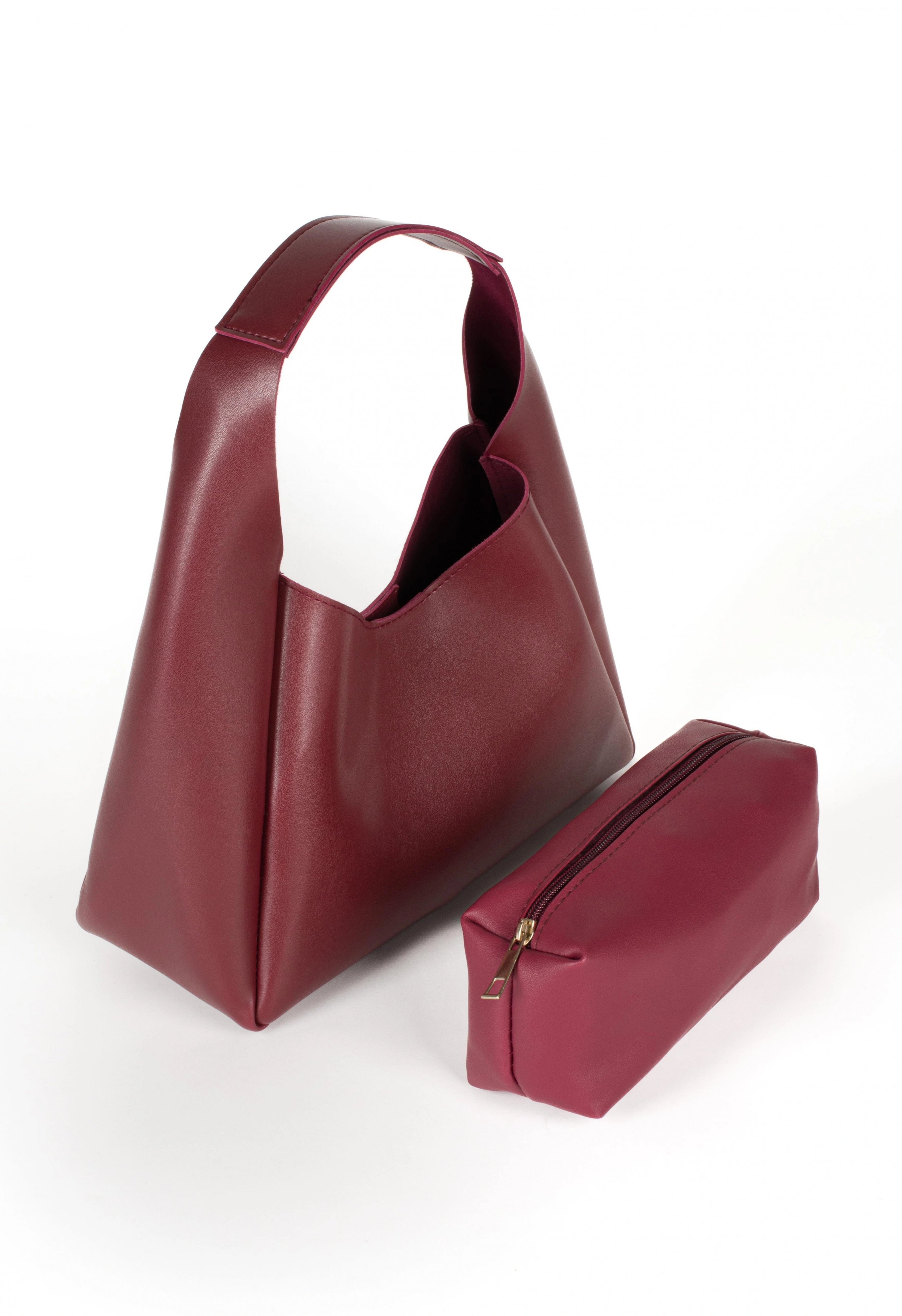 Bordo Renk YAVRULU KALİTE Çanta CB2742