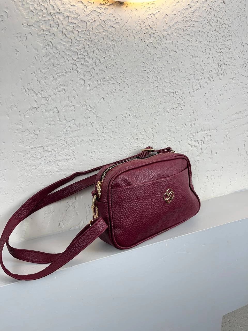 Bordo Renk Yeni Sezon 2 Bölme Çanta CB1239