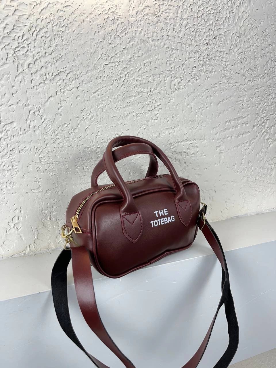 Bordo Tote Çanta CB2147