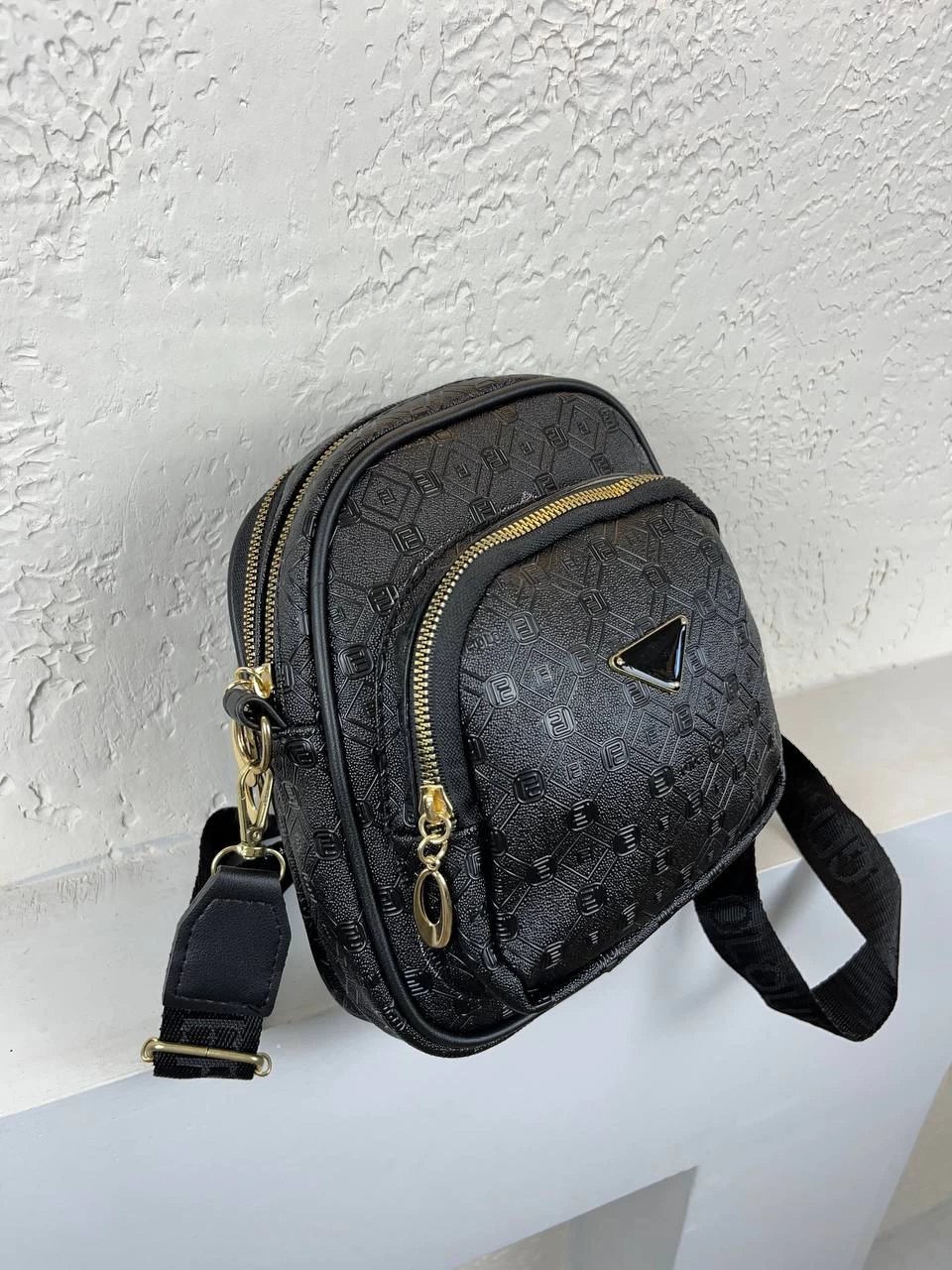 Desenli Kalite 3 Bölme Çanta